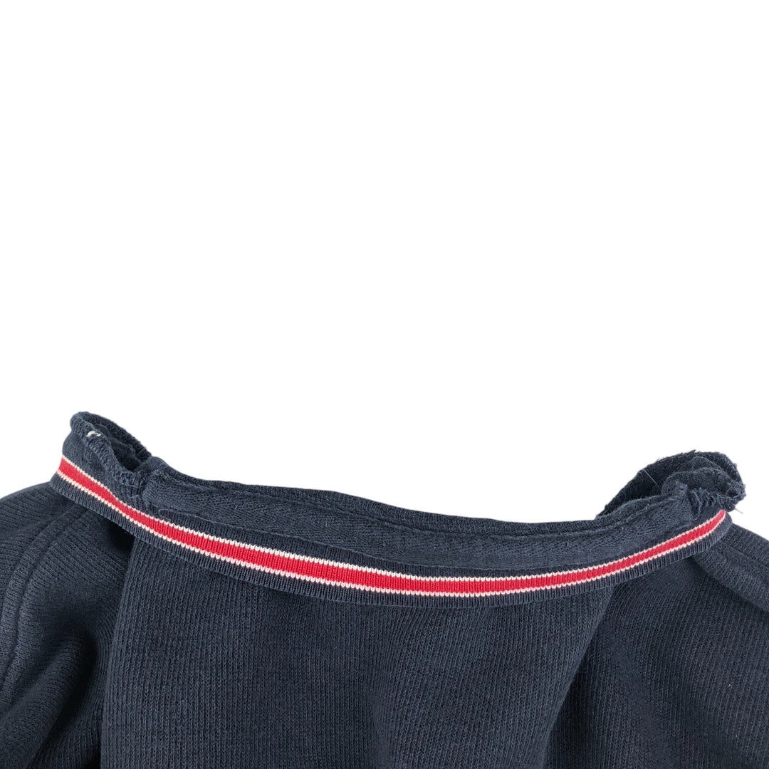 Ralph Lauren Chaps V-neck cotton knit sweater, size L, men's cotton navy blue type Vintage Second Hand