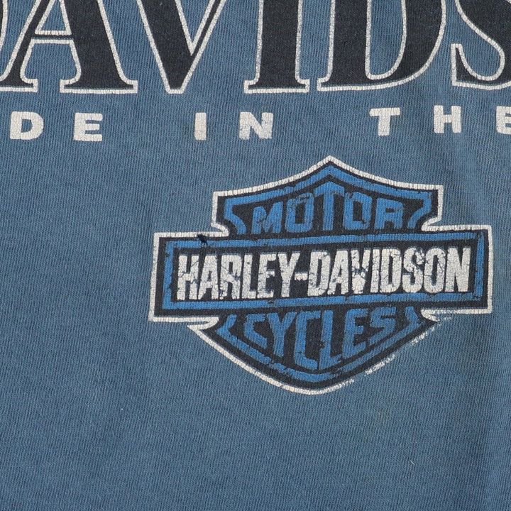 90'S Harley-Davidson Cut-off Motorcycle Bike T-Shirt Made in USA Men's XL Vintage /eaa432218