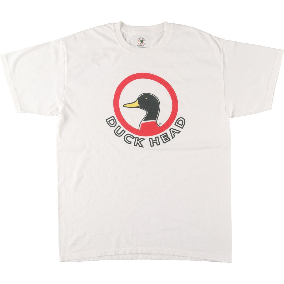 Duck Head Short Sleeve Logo T-Shirt Men's L /eaa432254