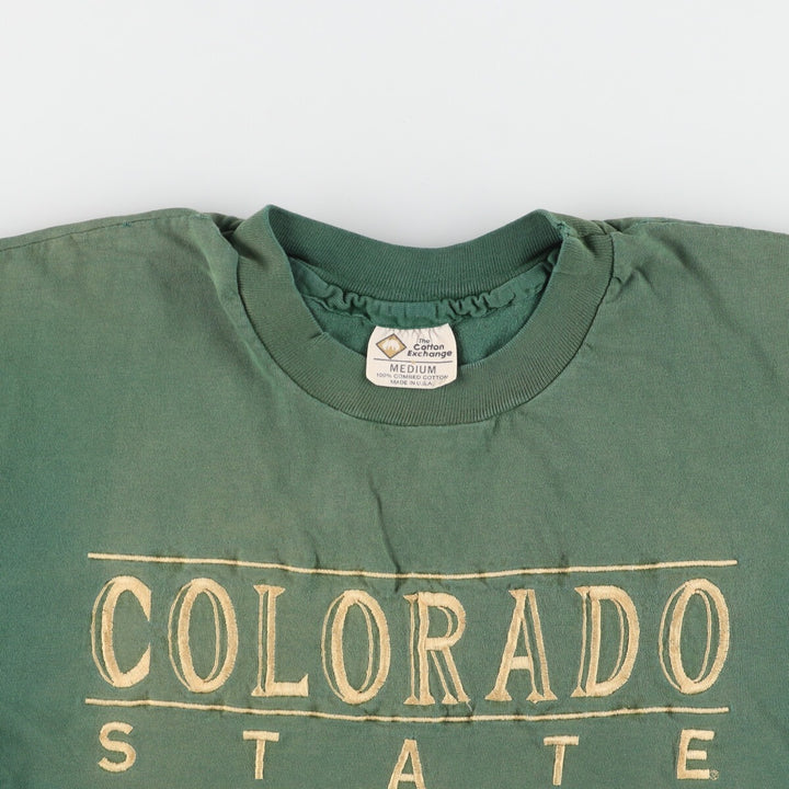 90'S The Cotton Exchange College T-shirt Made in USA Men's M Vintage /eaa432257