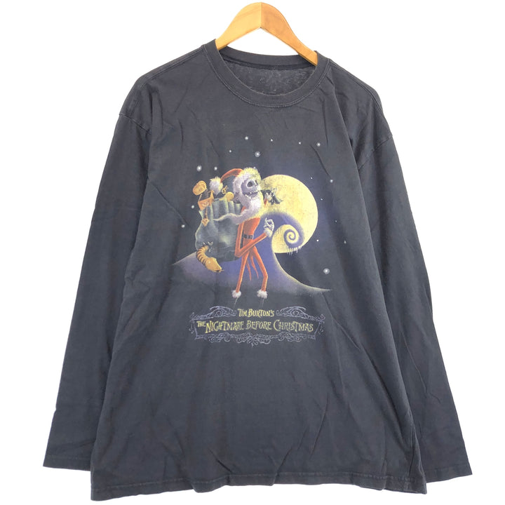 The Nightmare Before Christmas Nightmare Before Christmas Long T-shirt Long T Men's XL equivalent /eaa432359