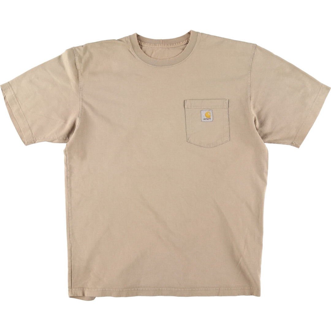 Carhartt Short Sleeve One Point Logo Pocket T-Shirt Men's L Size / eaa432360