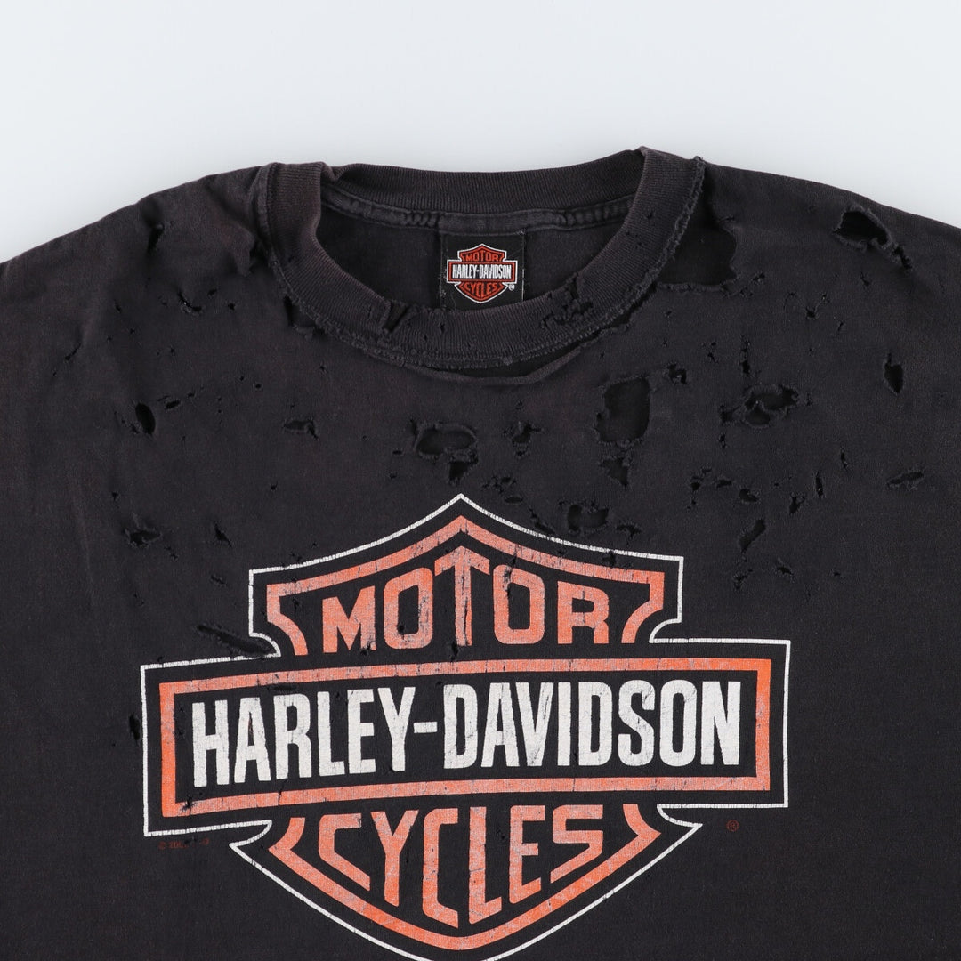 Atmosphere 00'S Harley-Davidson Cut-off Motorcycle Bike T-shirt Men's XXL / eaa432362