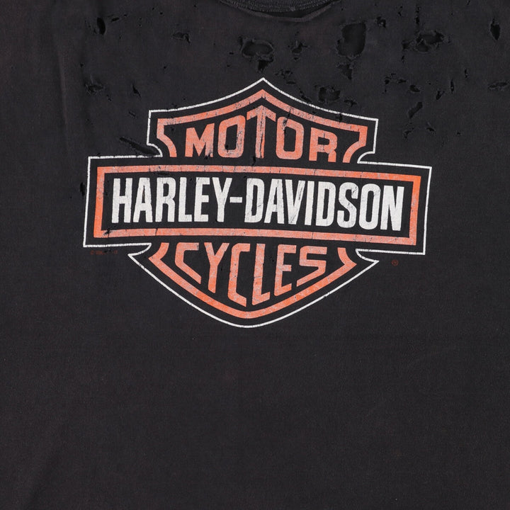 Atmosphere 00'S Harley-Davidson Cut-off Motorcycle Bike T-shirt Men's XXL / eaa432362