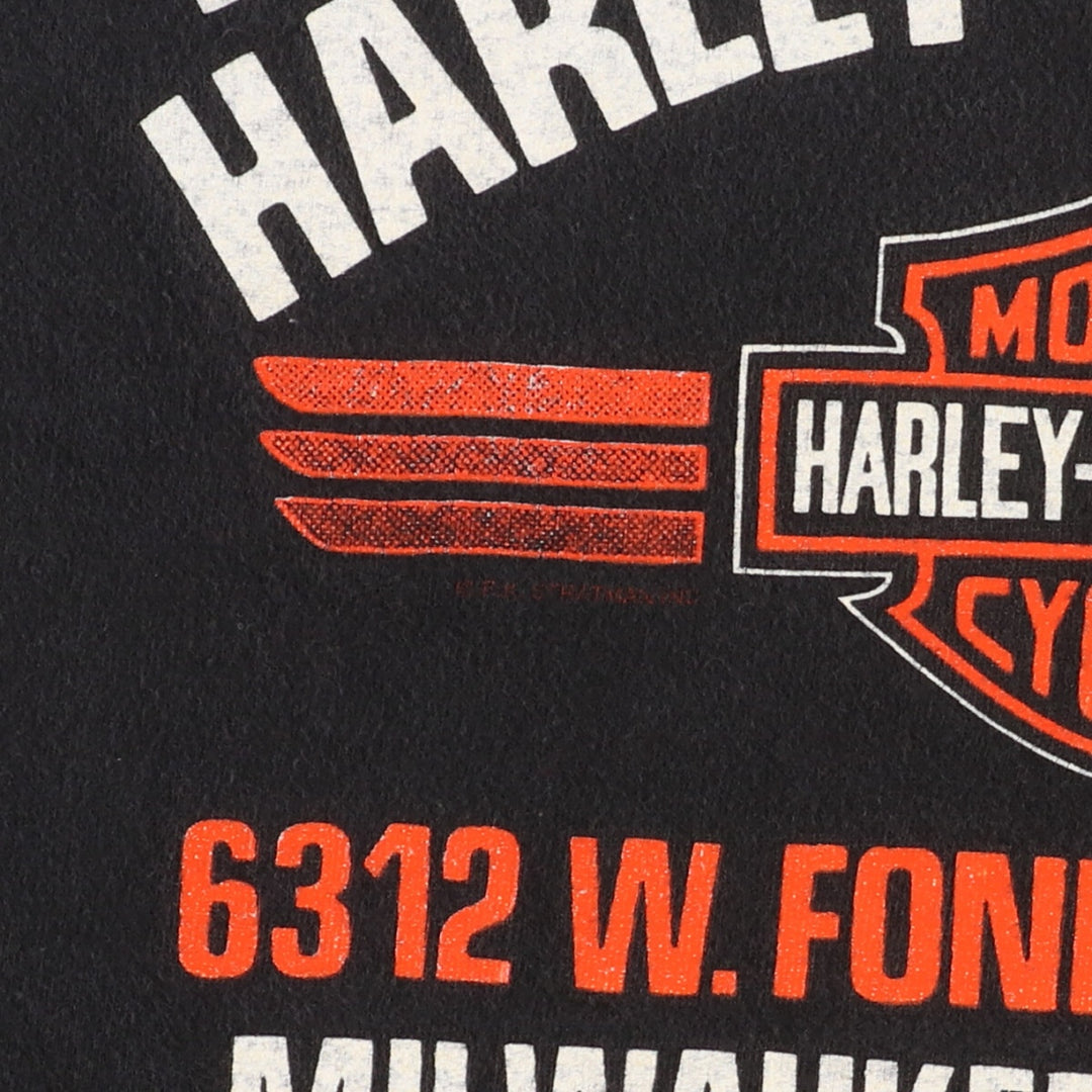 90'S Harley-Davidson Motorcycle Bike T-shirt Made in USA Men's L Vintage /eaa432365