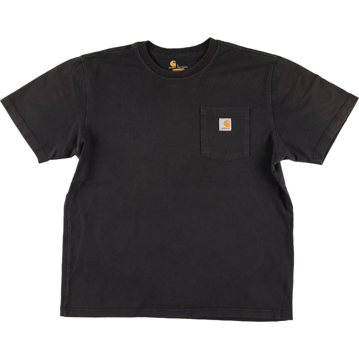 Carhartt ORIGINAL FIT short sleeve one point logo pocket T-shirt Men's L /eaa432376