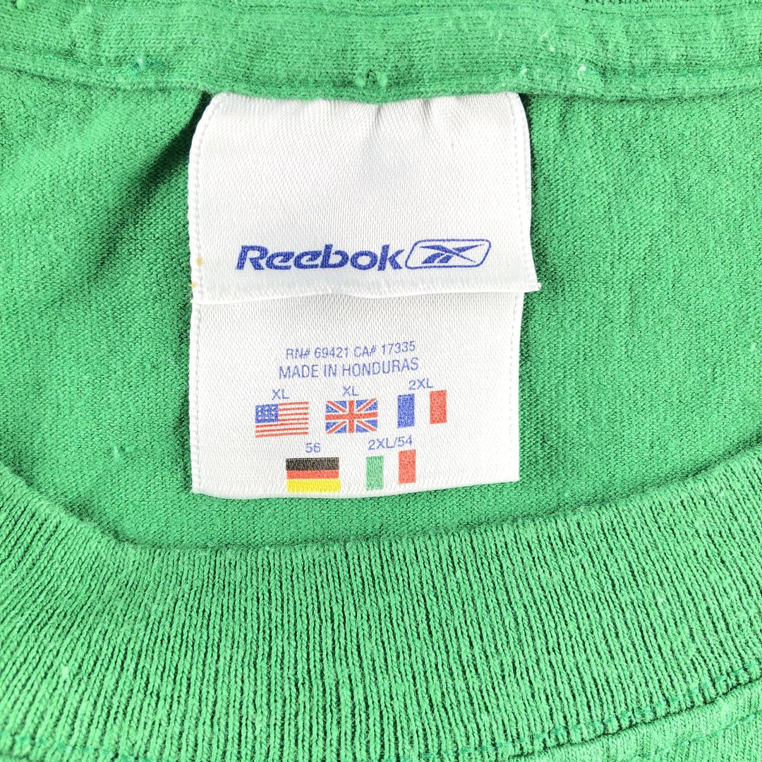 90s~00'S Reebok Sports Print T-shirt Men's XL /eaa432386