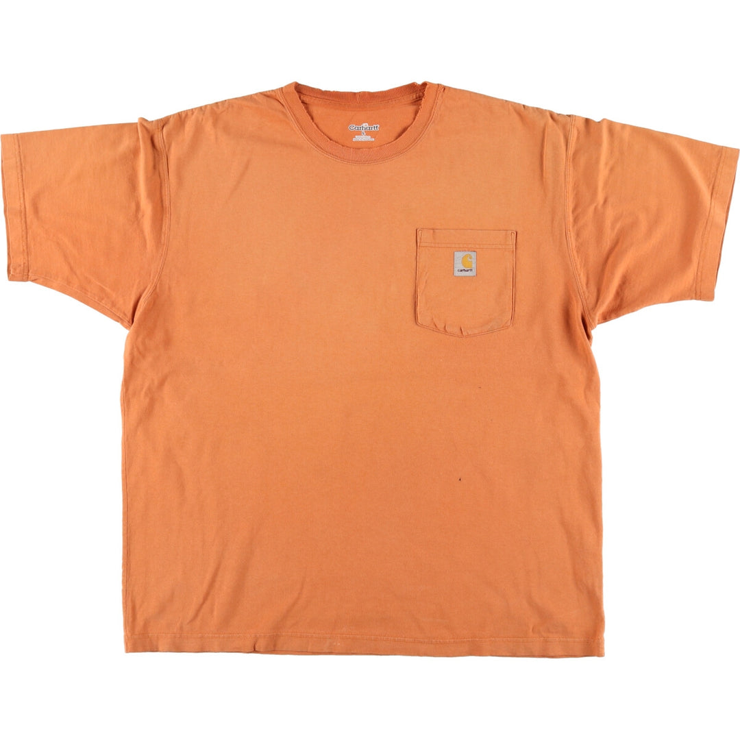 Carhartt Short Sleeve One Point Logo Pocket T-Shirt Men's L /eaa432387