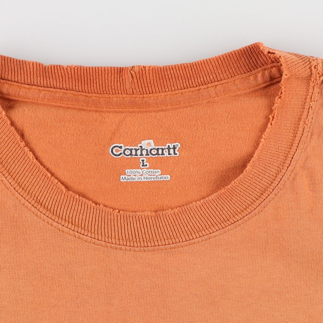 Carhartt Short Sleeve One Point Logo Pocket T-Shirt Men's L /eaa432387