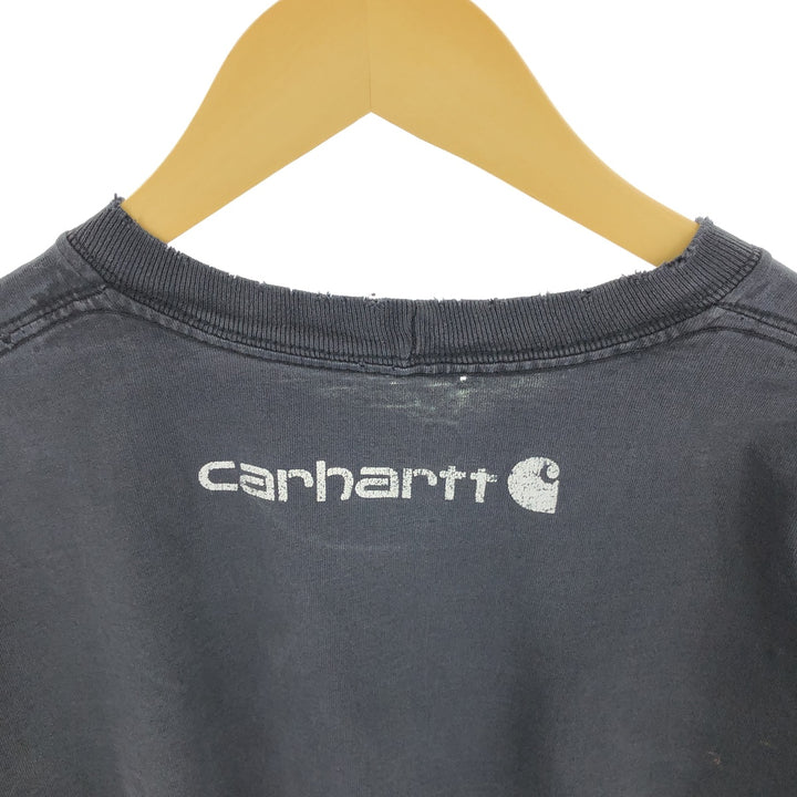 Carhartt Long T-shirt, Men's L unknown black type Vintage Second Hand