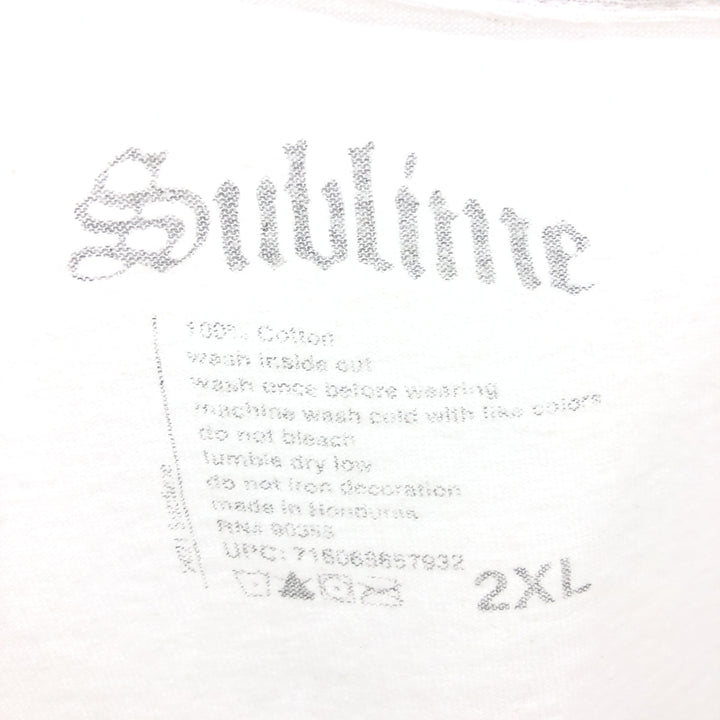 SUBLIME Band T-shirt, Men's XXL size / eaa432390