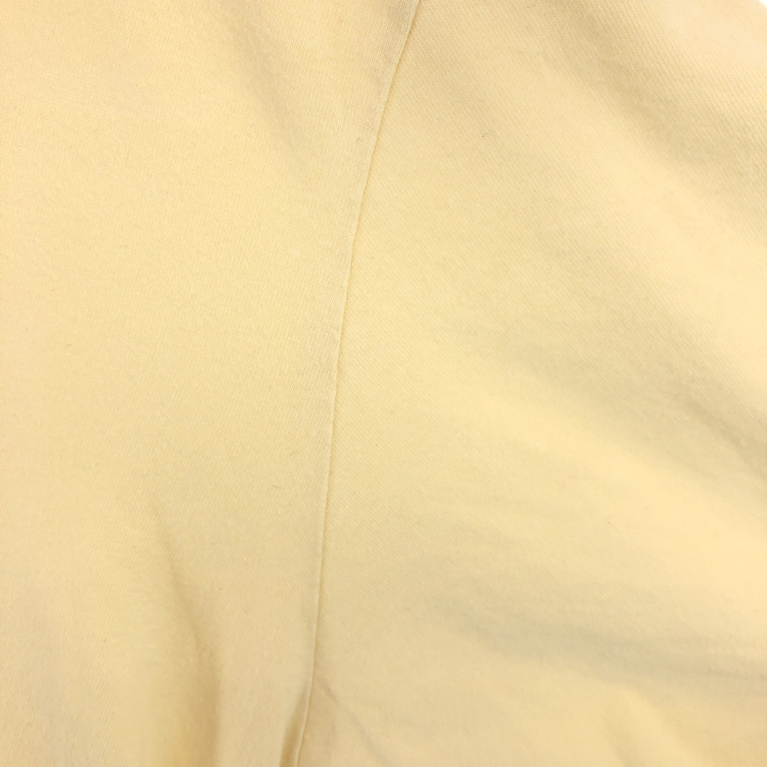 NAUTICA Back Print Short Sleeve Pocket T-Shirt Men's L cotton yellow type Vintage Second Hand