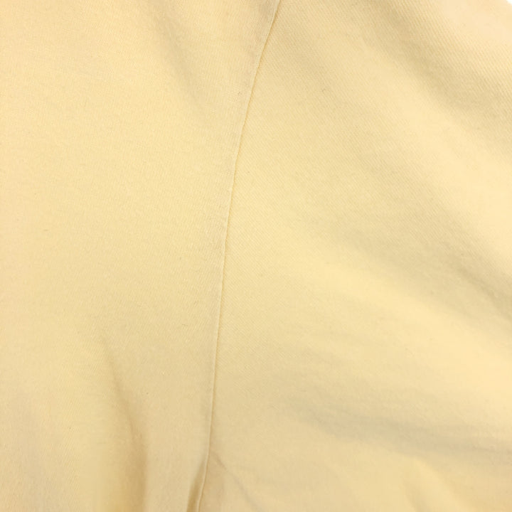 NAUTICA Back Print Short Sleeve Pocket T-Shirt Men's L cotton yellow type Vintage Second Hand