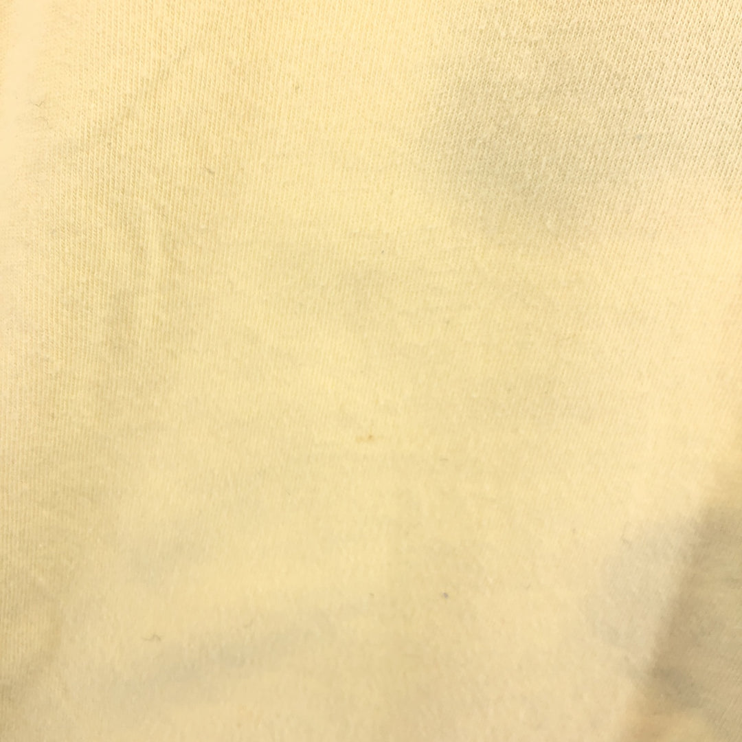 NAUTICA Back Print Short Sleeve Pocket T-Shirt Men's L cotton yellow type Vintage Second Hand