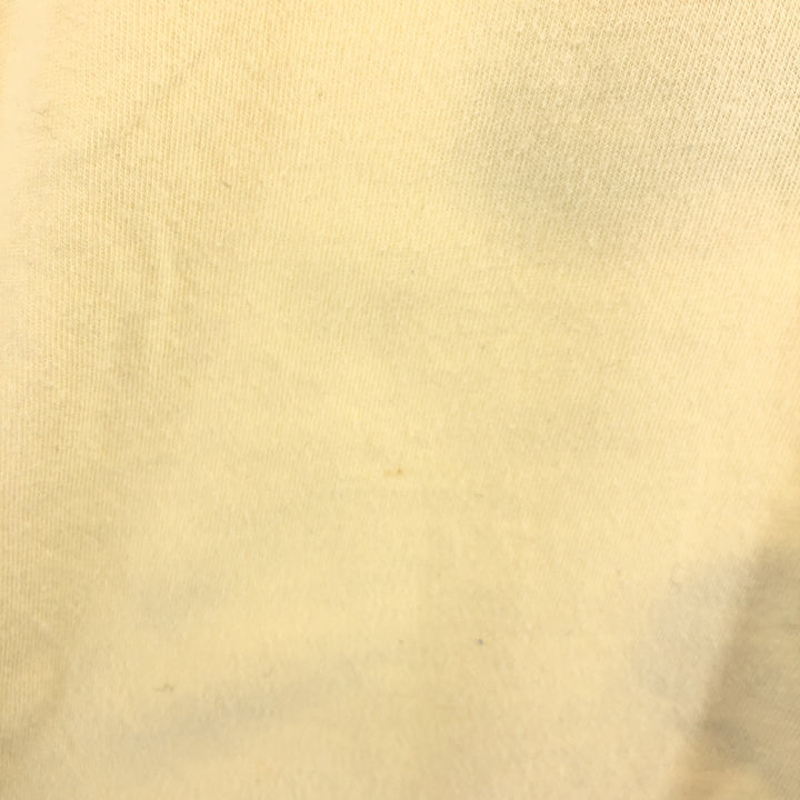 NAUTICA Back Print Short Sleeve Pocket T-Shirt Men's L cotton yellow type Vintage Second Hand