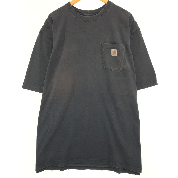 Big Size Carhartt Short Sleeve One Point Logo Pocket T-Shirt Men's XXXL /eaa432409