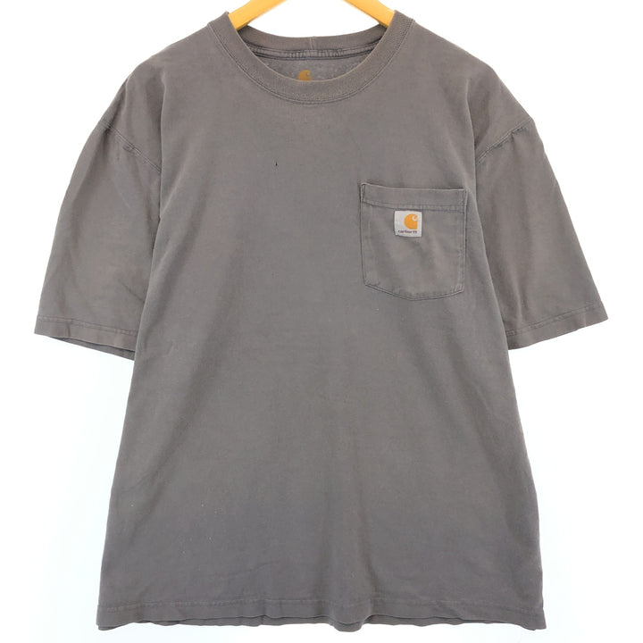 Carhartt Short Sleeve One Point Logo Pocket T-Shirt Men's L /eaa432464