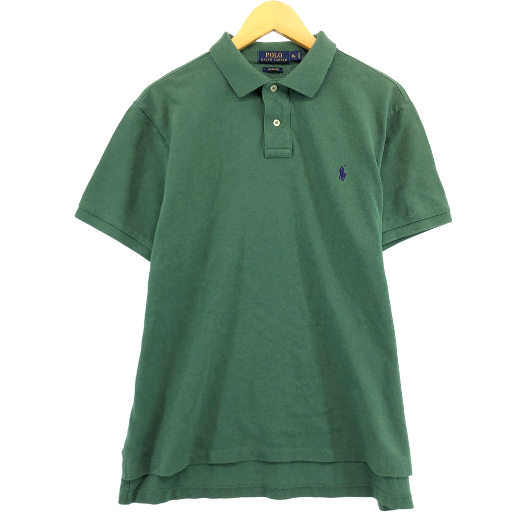 Ralph Lauren POLO RALPH LAUREN CUSTOM FIT short sleeve polo shirt men's XL equivalent /eaa432481