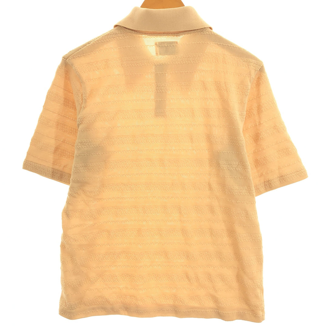 80s~ Donegal short sleeve striped polo shirt men's S vintage /eaa432504