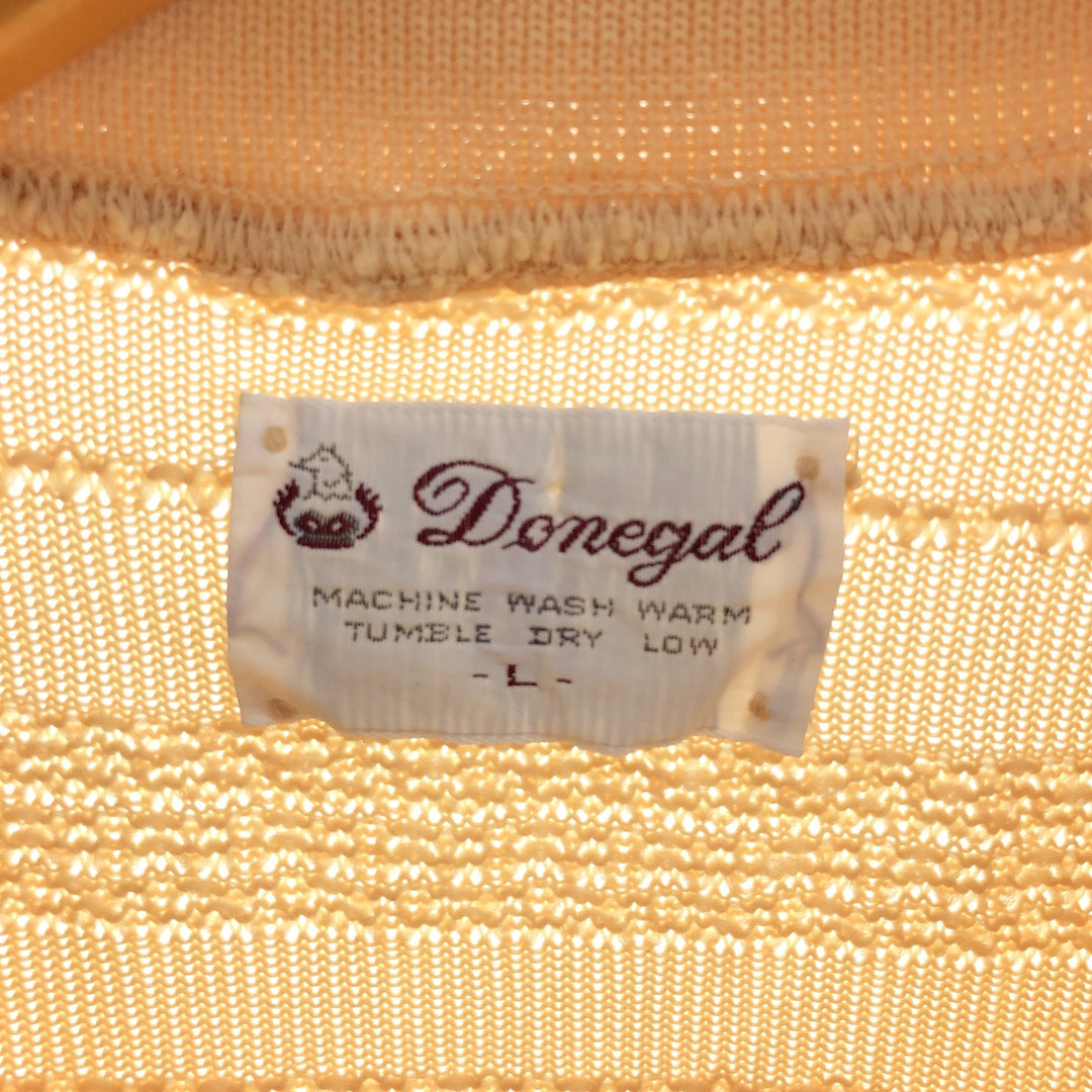 80s~ Donegal short sleeve striped polo shirt men's S vintage /eaa432504