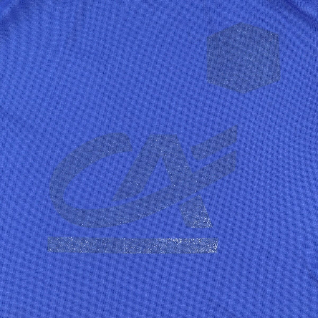 00'S Adidas CLIMALITE Long Sleeve Soccer Jersey Game Shirt Men's L polyester blue type Vintage Second Hand