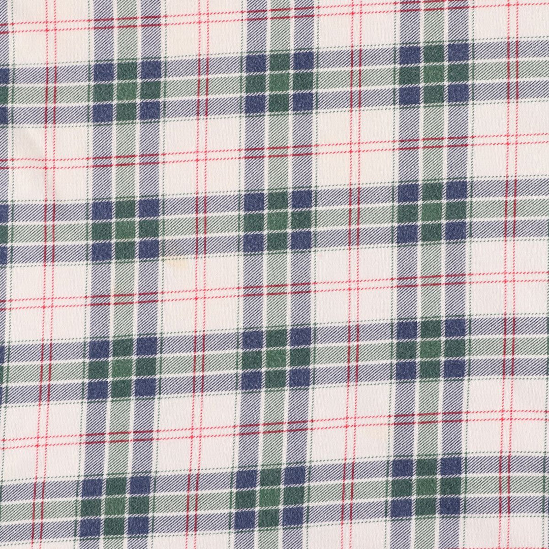 90s~ Tommy Hilfiger short sleeve check polo shirt men's XL size vintage / eaa432560