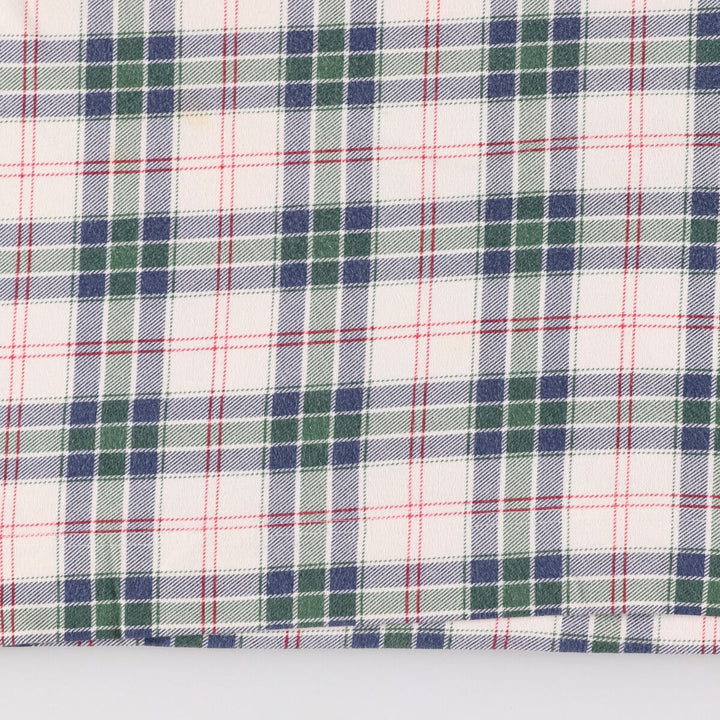 90s~ Tommy Hilfiger short sleeve check polo shirt men's XL size vintage / eaa432560