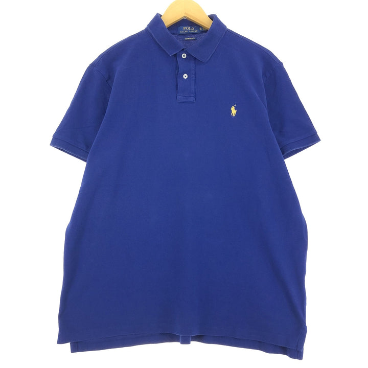 Ralph Lauren POLO RALPH LAUREN CUSTOM SLIM FIT short sleeve polo shirt men's XL /eaa432563