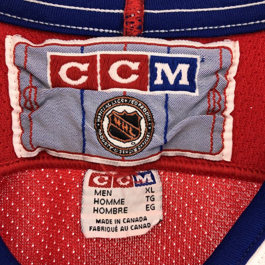 CCM NHL MONTREAL CANADIENS Montreal Canadiens Mesh Game Shirt Hockey Shirt Made in Canada Men's XL /eaa432567