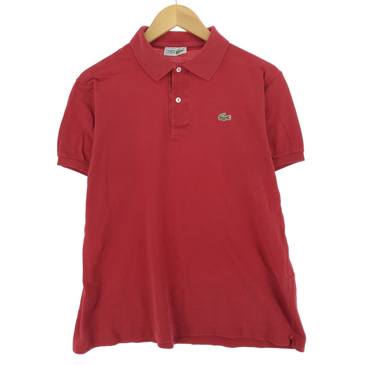 80'S Lacoste LACOSTE CHEMISE French Lacoste short sleeve polo shirt made in France size 5 men's M vintage /eaa432581