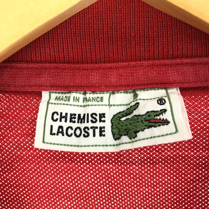 80'S Lacoste LACOSTE CHEMISE French Lacoste short sleeve polo shirt made in France size 5 men's M vintage /eaa432581