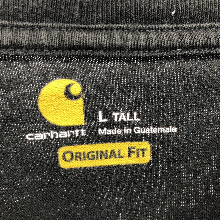 Carhartt ORIGINAL FIT short sleeve one point logo pocket T-shirt men's L size / eaa432651