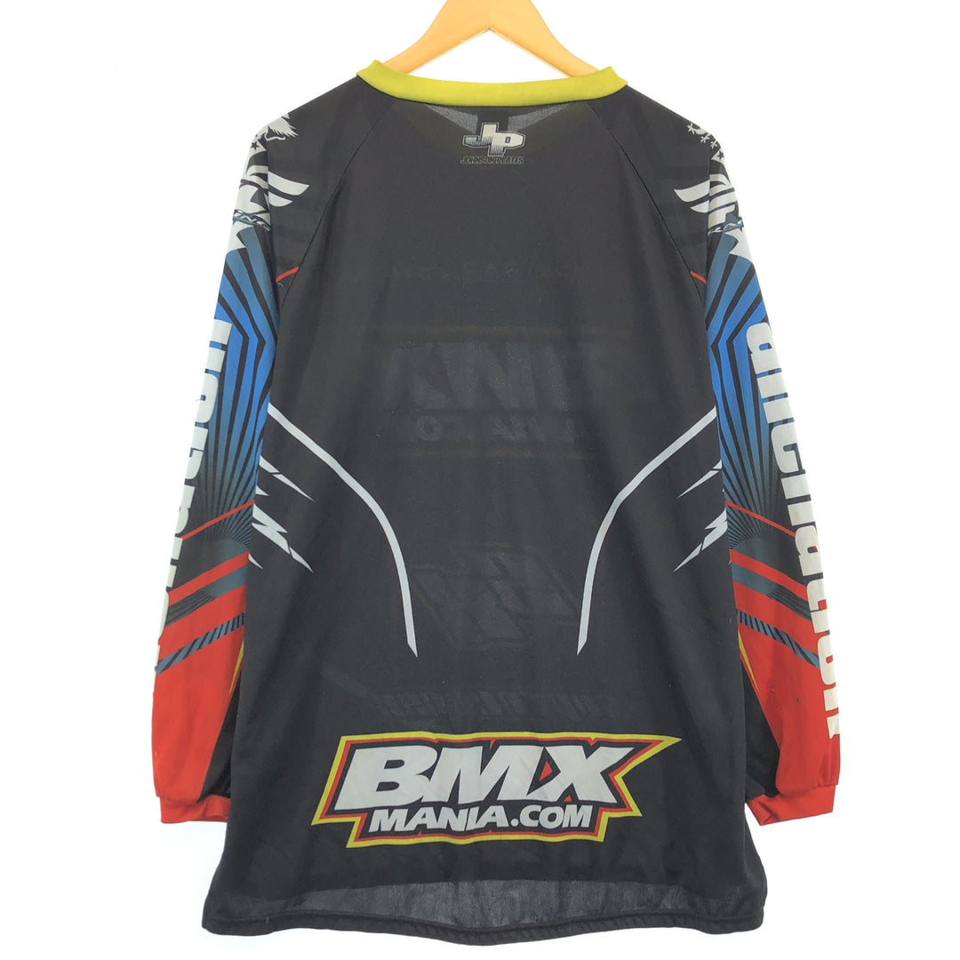 RAD BMX Cycling Jersey V-Neck Long T-Shirt Men's M /eaa432666