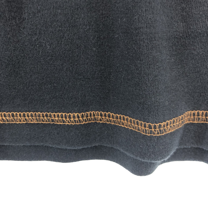 00'S Harley-Davidson Long Sleeve T-Shirt Made in USA Men's XXL cotton black type Vintage Second Hand