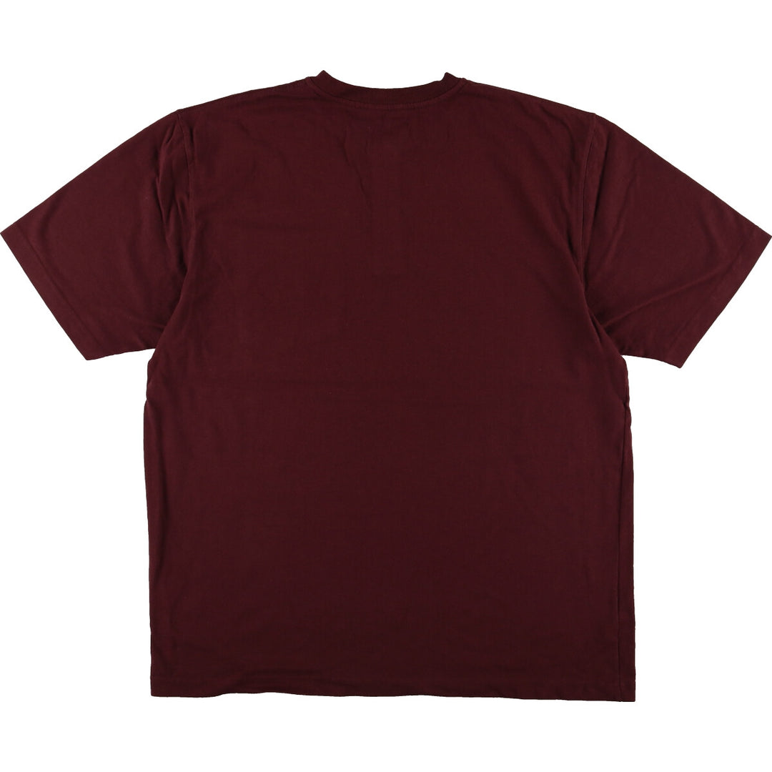 Carhartt ORIGINAL FIT Henley neck short sleeve one point logo pocket T-shirt Men's L size / eaa432778
