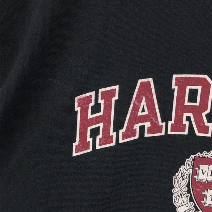 Champion Authentic Athletic Apparel Harvard University College T-shirt Men's XL cotton black type Vintage Second Hand