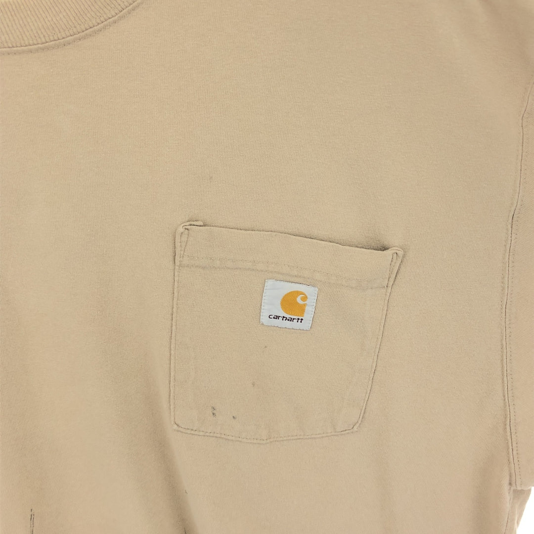 Carhartt Short Sleeve One Point Logo Pocket T-Shirt Men's L Size / eaa432825