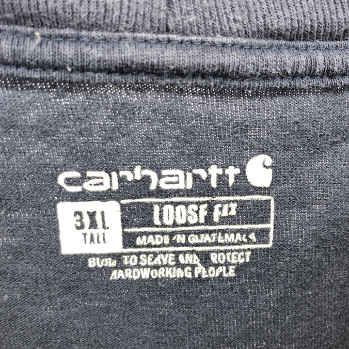 Big size Carhartt Loose Fit short sleeve one point logo pocket T-shirt Men's XXXL equivalent / eaa432826