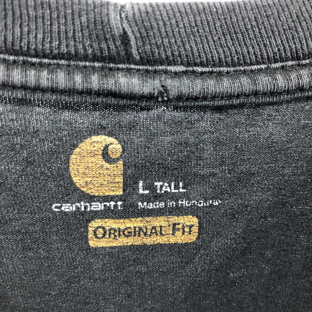 Carhartt ORIGINAL FIT short sleeve one point logo pocket T-shirt men's L size / eaa432827