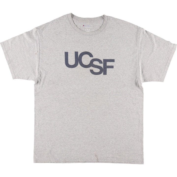 Champion College T-shirt, Men's L unknown gray type Vintage Second Hand