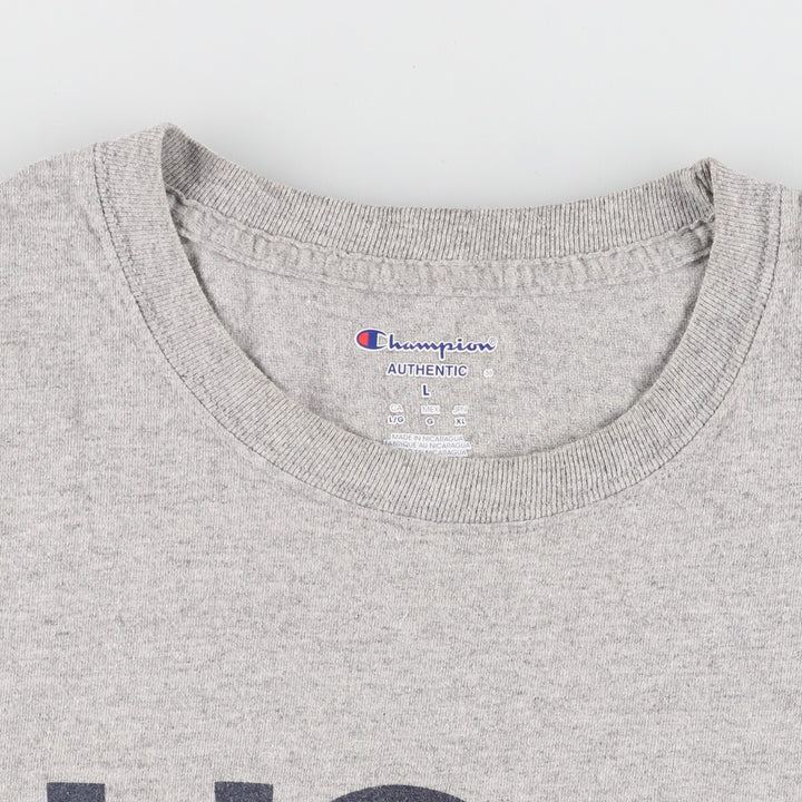 Champion College T-shirt, Men's L unknown gray type Vintage Second Hand