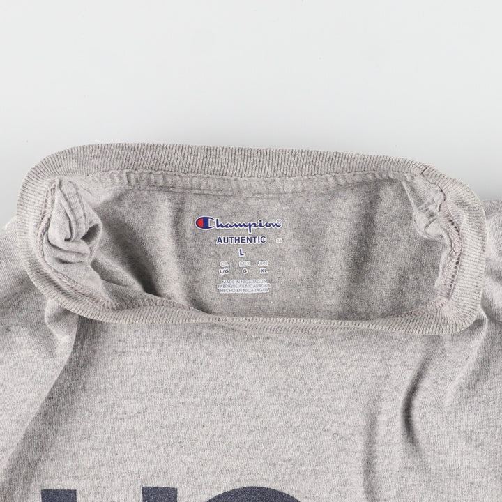 Champion College T-shirt, Men's L unknown gray type Vintage Second Hand