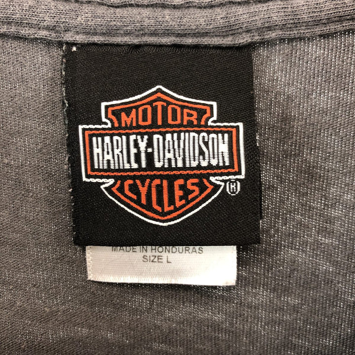 00'S Harley-Davidson Camouflage Pattern Long T-Shirt Men's L /eaa432870