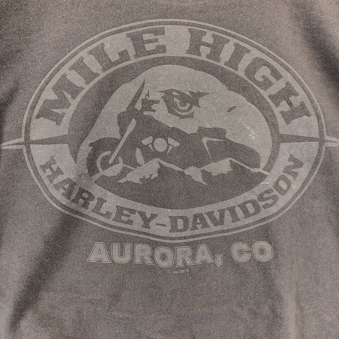00'S Harley-Davidson Camouflage Pattern Long T-Shirt Men's L /eaa432870
