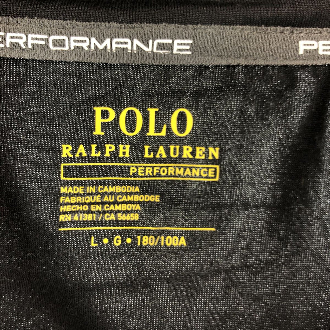 POLO RALPH LAUREN PERFORMANCE Half-Zip Long T-Shirt Men's L size / eaa432881