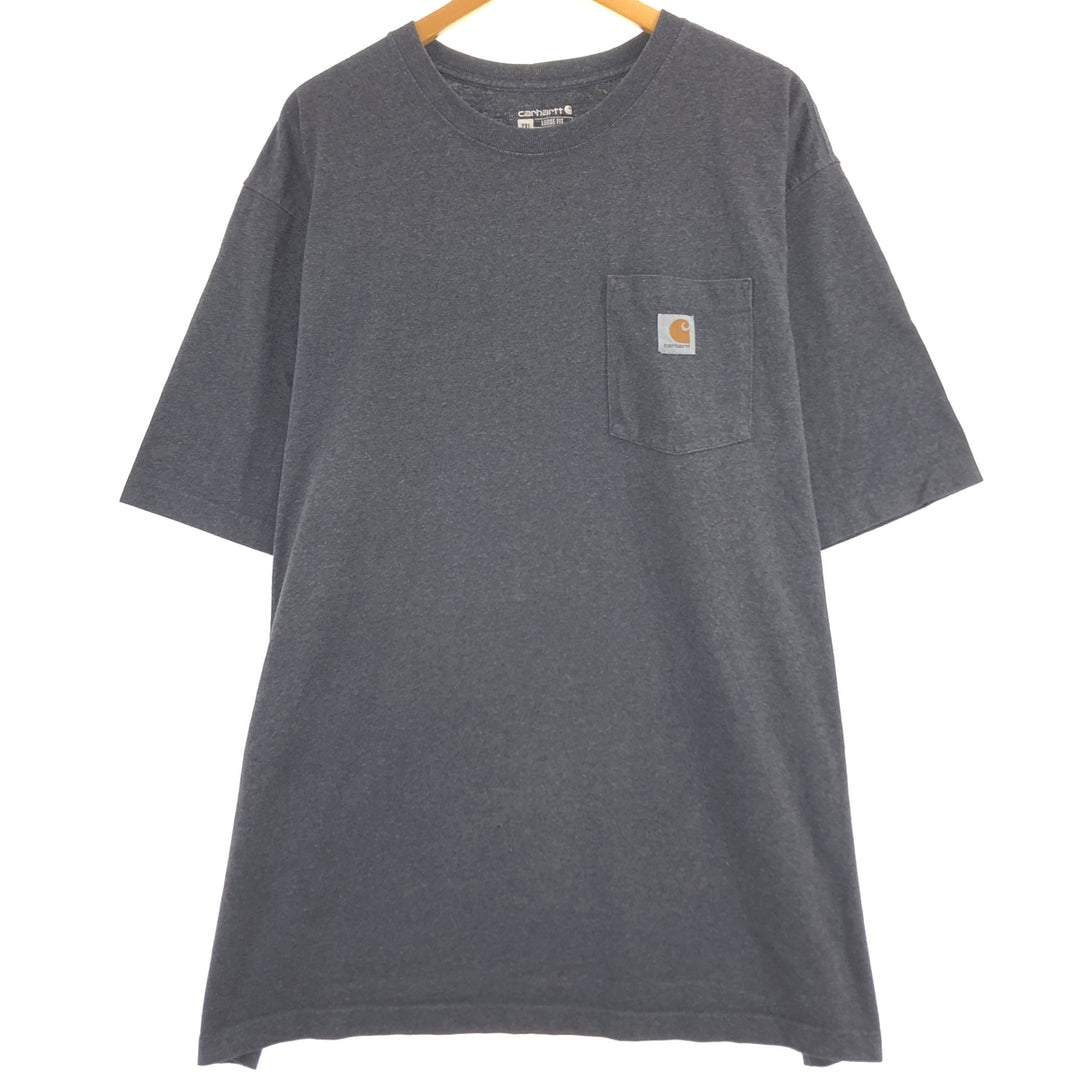 Carhartt Loose Fit Short Sleeve One Point Logo Pocket T-Shirt Men's XXL / eaa432885