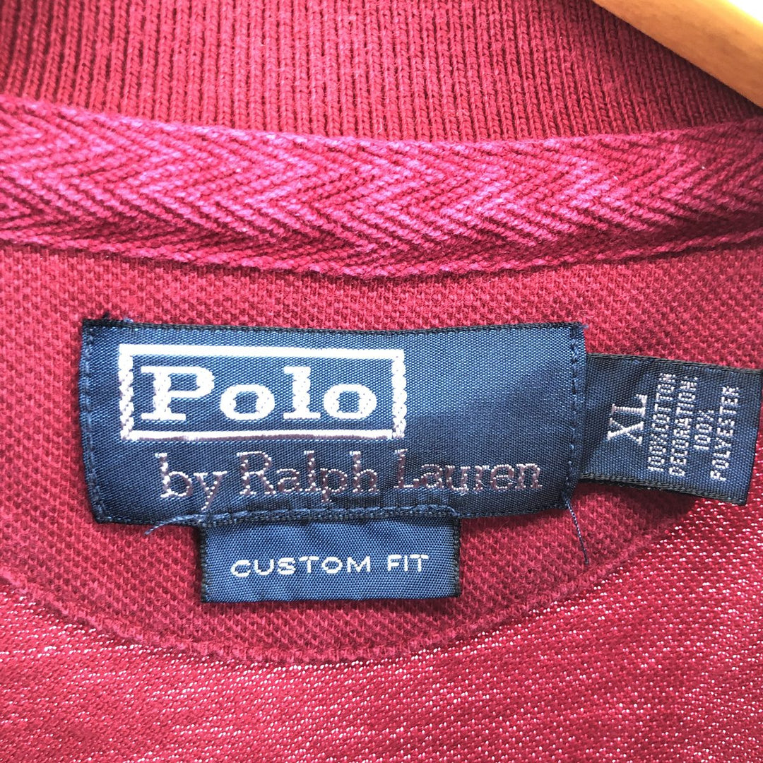 Ralph Lauren POLO by Ralph Lauren CUSTOM FIT Big Pony Short Sleeve Polo Shirt Men's XL /eaa432903