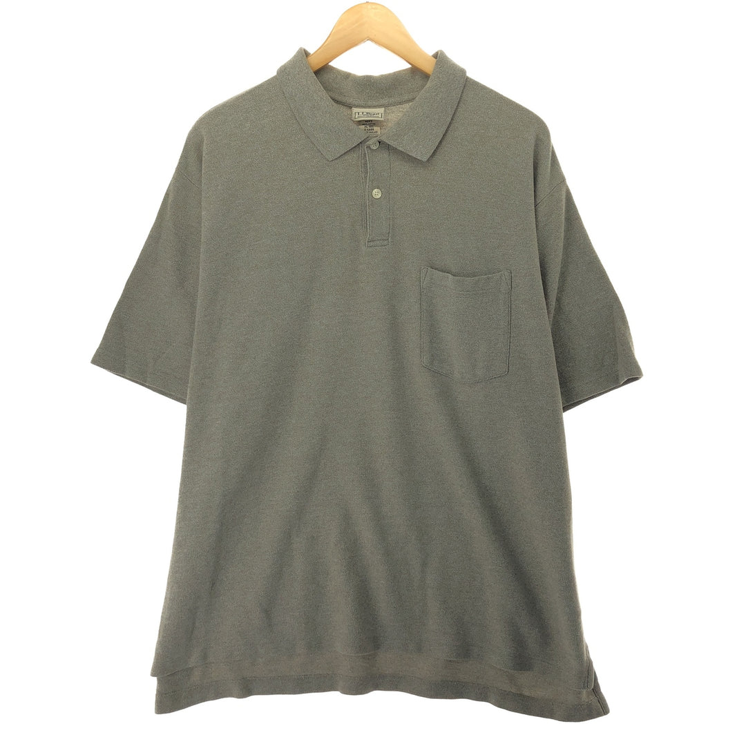 LLBean Short Sleeve Polo Shirt Men's XL /eaa432924