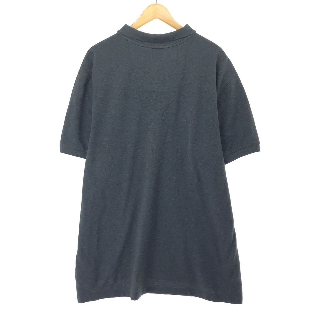 NAUTICA short sleeve polo shirt, men's XXL unclear gray type Vintage Second Hand