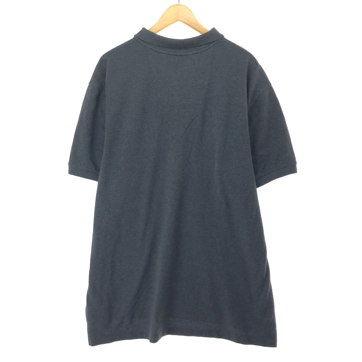 NAUTICA short sleeve polo shirt, men's XXL unclear gray type Vintage Second Hand